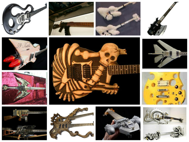 Some of the Craziest Guitar Designs
